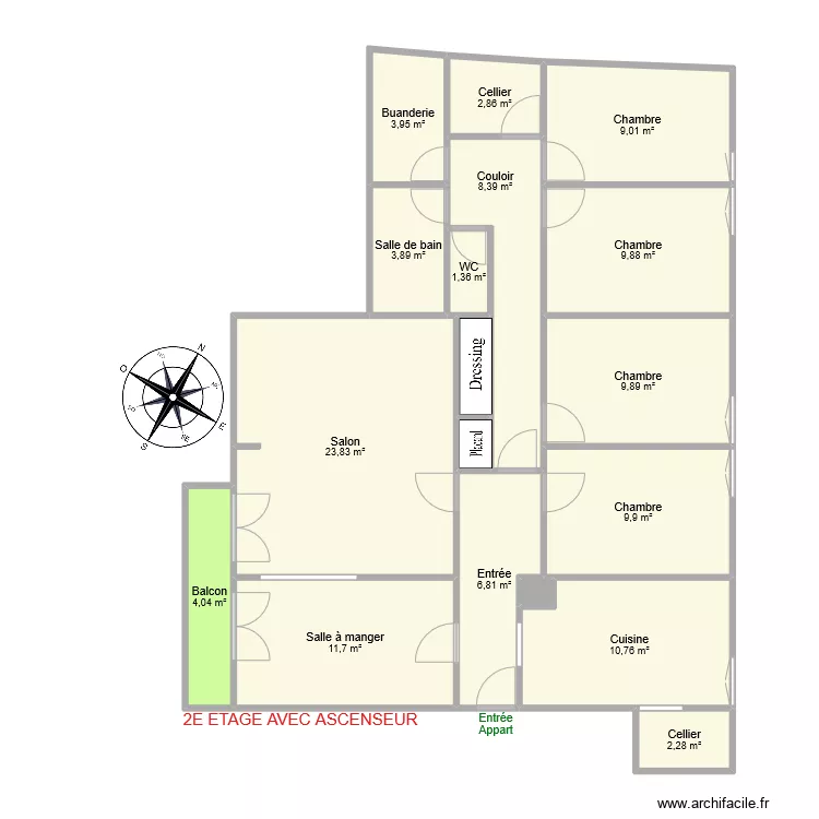 HERVE quai rene 2. Plan de 