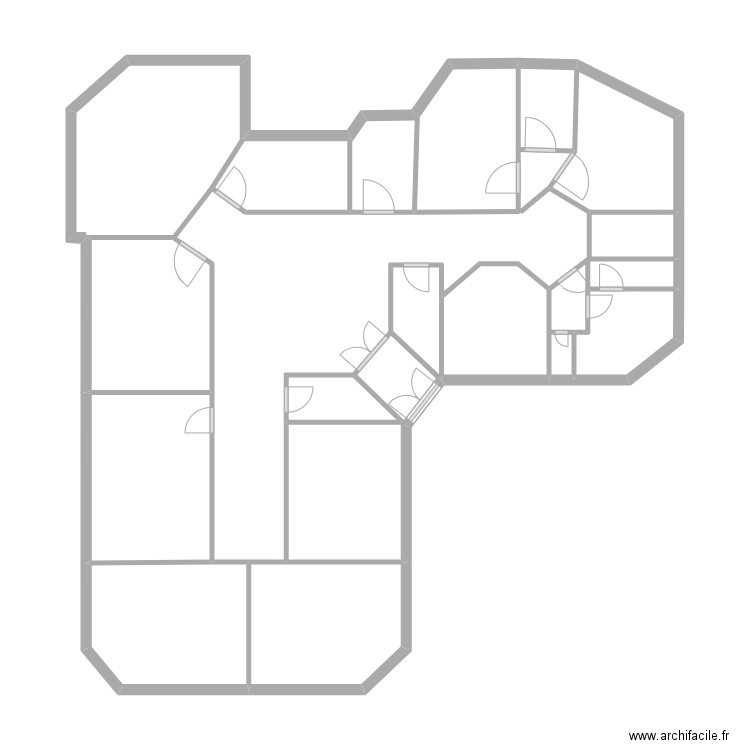 IDU Sippelberg. Plan de 16 pièces et 46 m2