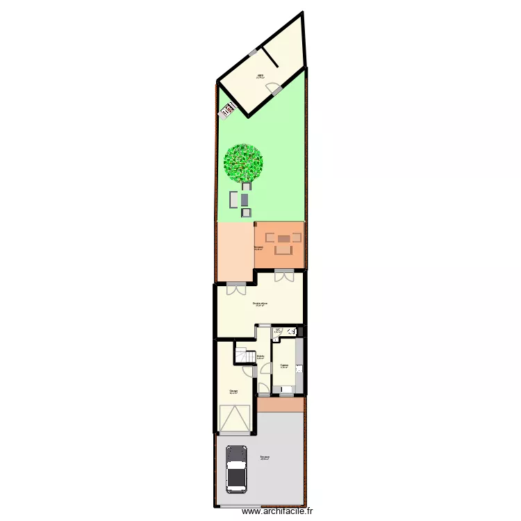 RAFINESQUE caucaires. Plan de 20  et 270 m²