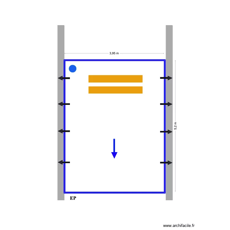 Ronnie Cascais. Plan de 1  et 20 m²