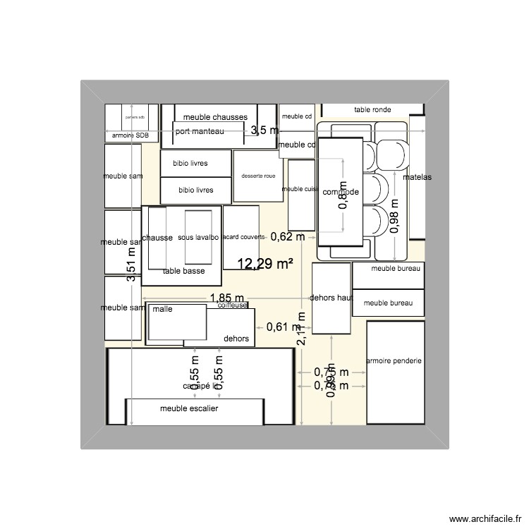plan stockage roche. Plan de 0 pièce et 0 m2