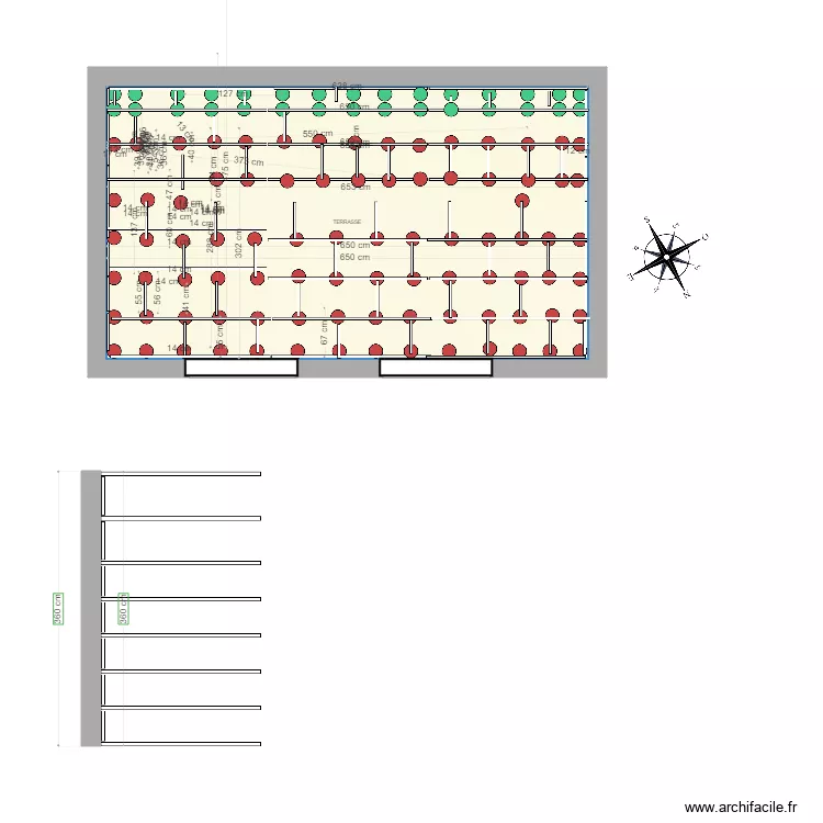 TERRASSE LAMBOURDES ET PLOTS 21 09 2026. Plan de 1 Pièce et 22 m² TERRASSE LAMBOURDES ET PLOTS 21 09 2026. Plan de 1 Pièce et 22 m²