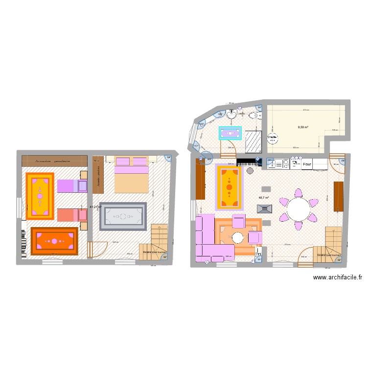 Faverolles_maison_TEAMVETO. Plan de 3 pièces et 101 m2