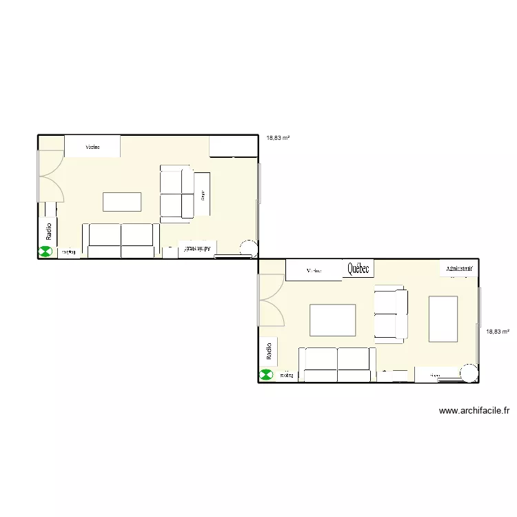 Salon qui me casse les pieds . Plan de 