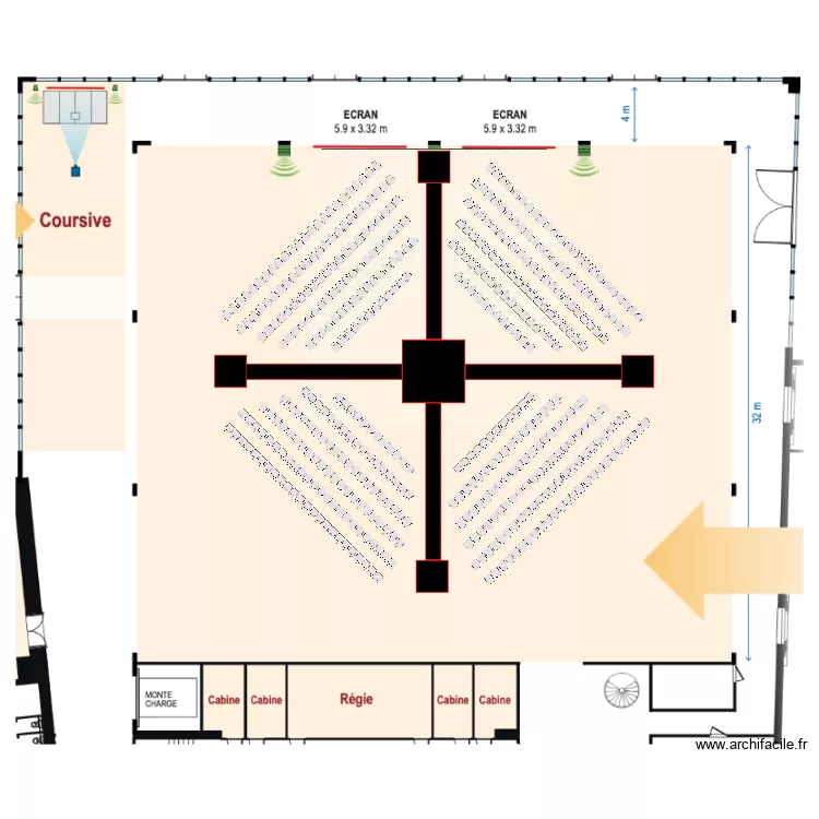 Otium Cube V2. Plan de 