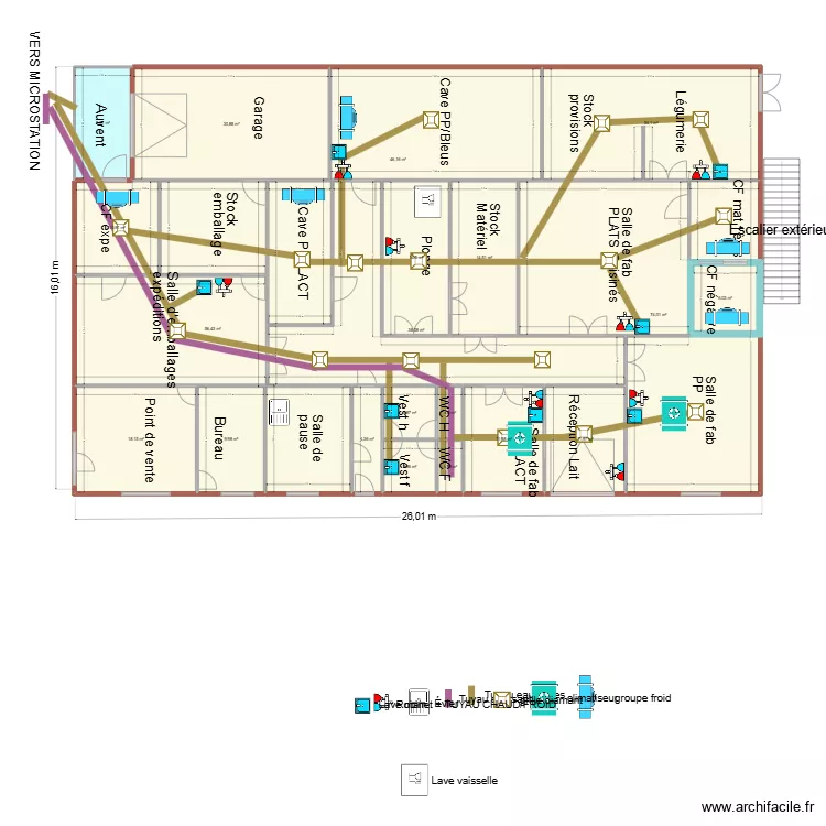 FRMOAGERIE PLAN 2B clim. Plan de 