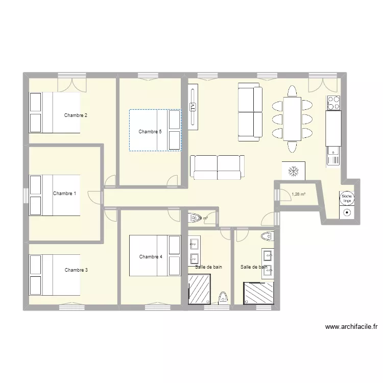 GRASSE COLOC. Plan de 