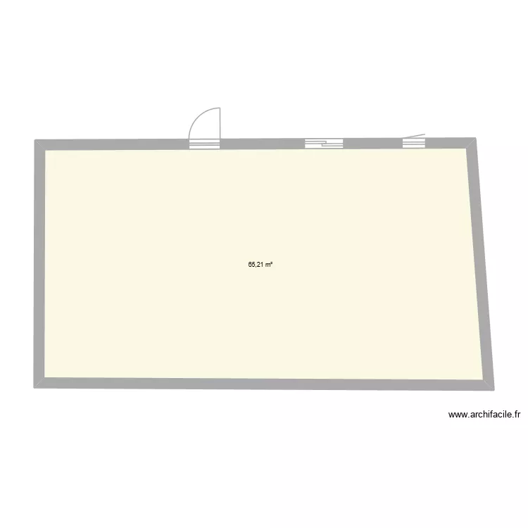Maison Joris. Plan de 1 et 65 m² Maison Joris. Plan de 1 et 65 m²