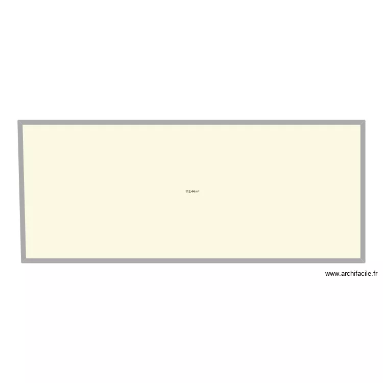 Itzimna. Plan de 1  et 112 m²