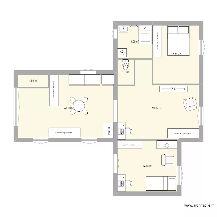 GARAGE V4 Neomya droit v2. Plan de GARAGE V4 Neomya droit v2. Plan de