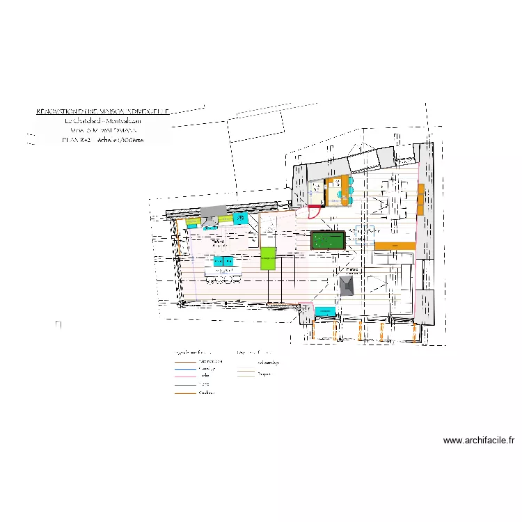 CHATELARD 2/26. Plan de 2 et 4 m² CHATELARD 2/26. Plan de 2 et 4 m²