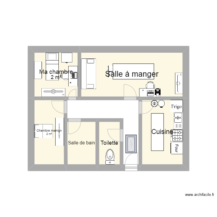 Chez-moi. Plan de 0 pièce et 0 m2