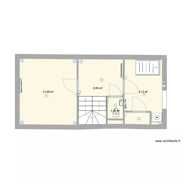 maison grand fort. Plan de 