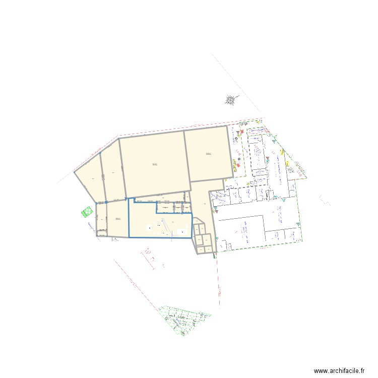 LGN FUTUR CAFARELI PALACE. Plan de 21 pièces et 3226 m2