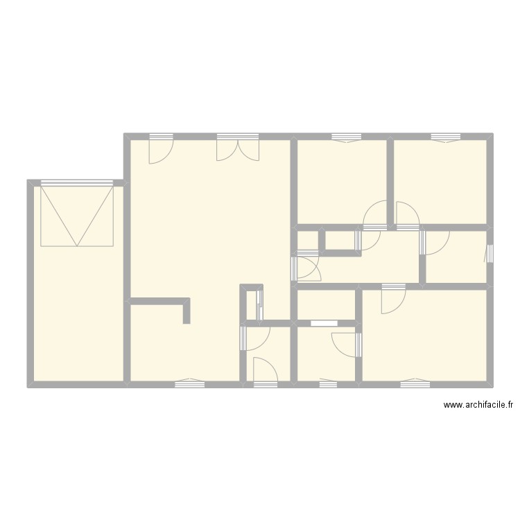 LARDANS - BOURGTHEROULDE. Plan de 13 pièces et 106 m2