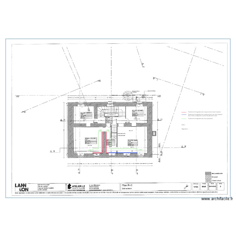 MAIRIE DE LANNION - hôtel Tonquedec - 1. Plan de 0 pièce et 0 m2