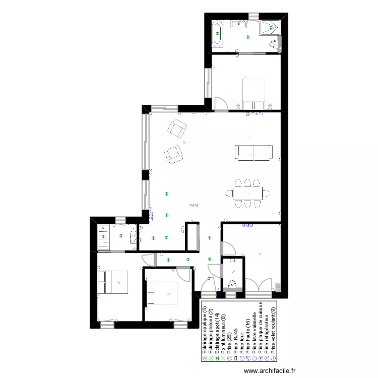 sebilo elect. Plan de 3 et 133 m² sebilo elect. Plan de 3 et 133 m²
