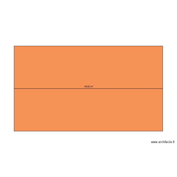 St Remi. Plan de 1 pièce et 41 m2