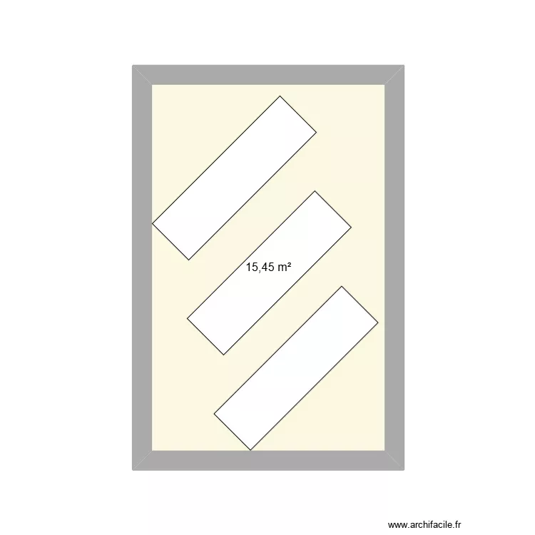 reformer 2. Plan de 1  et 15 m²