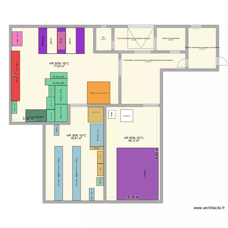 R&eacute;serve La Chatre. Plan de 