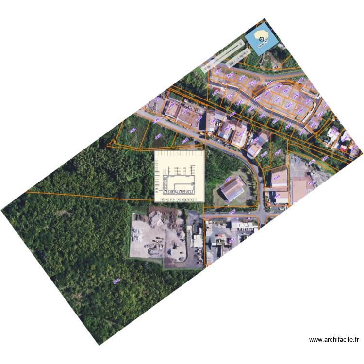 gste. Plan de 0 pièce et 0 m2