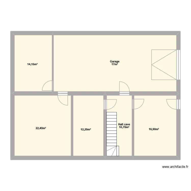 Corroy-Le-Grand, sentier du berger 75. Plan de 25  et 350 m²