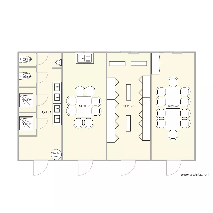 CNR CHANTIER ST PIERRE DE BOEUF. Plan de 