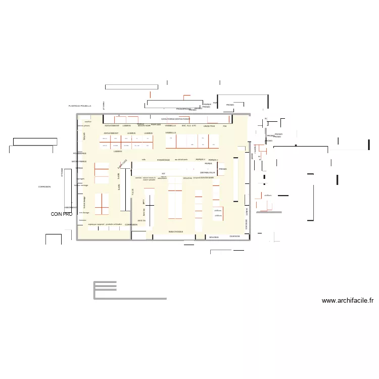 MAG 12. Plan de 1  et 281 m²