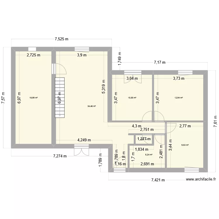 sabrina plan actuel bis. Plan de 