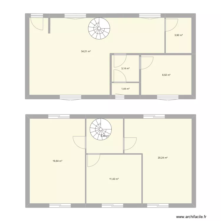 logement 72. Plan de 