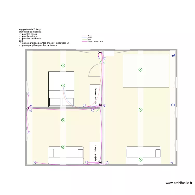 M&eacute;dey_&eacute;lec_01. Plan de 3  et 47 m²