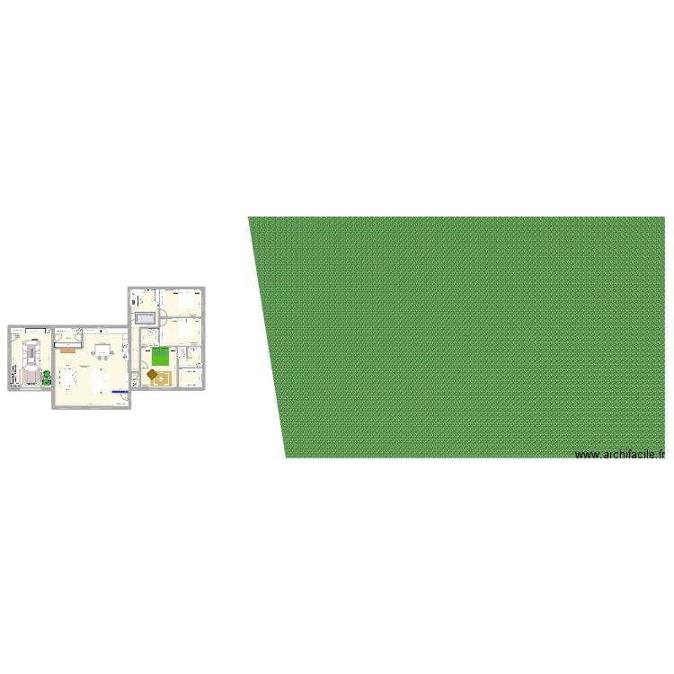 Ploulec'h_sur_terrain. Plan de 0 pièce et 0 m2