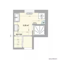 salle de bain existante