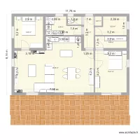 PLAIN PIED 2 CHAMBRES