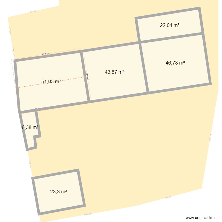 vignoux plan masse. Plan de 0 pièce et 0 m2