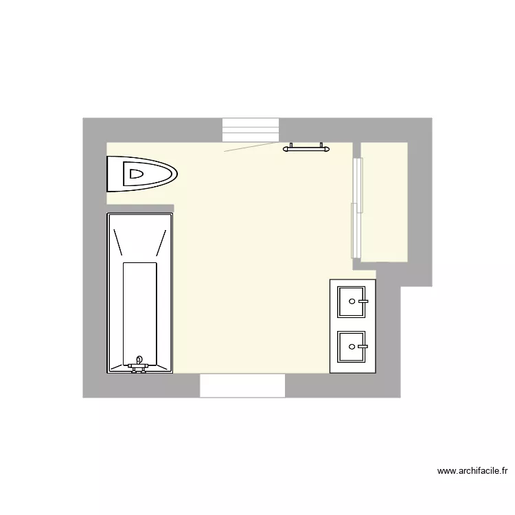 sdb 4. Plan de 1 et 7 m² sdb 4. Plan de 1 et 7 m²