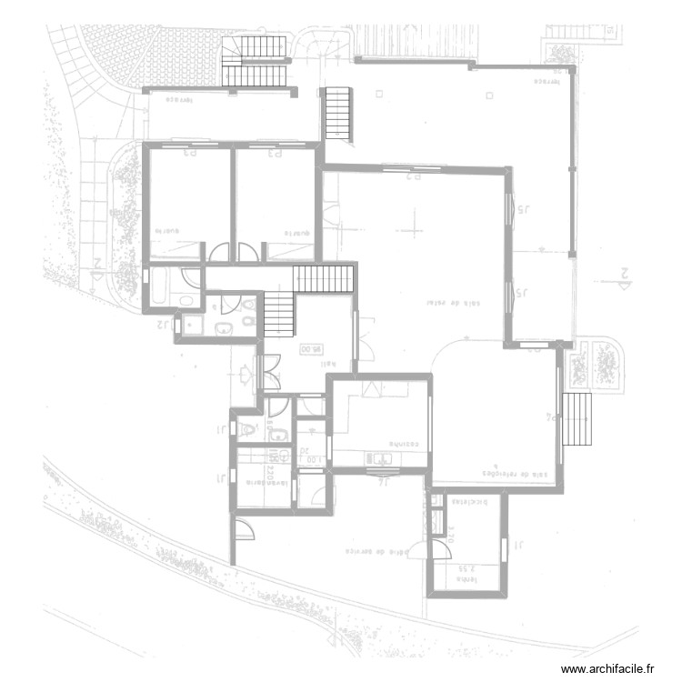 v22 ground floor. Plan de 0 pièce et 0 m2