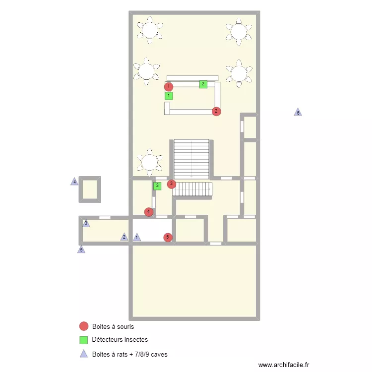 HAPPY'S REZ DE CHAUSSE.. Plan de 