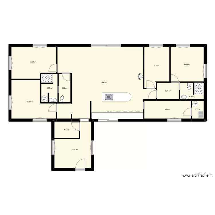Maison Mam. Plan de 13 et 156 m² Maison Mam. Plan de 13 et 156 m²