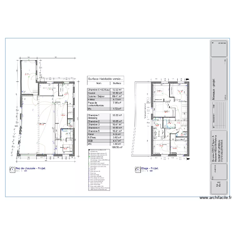 GOUZ. Plan de 