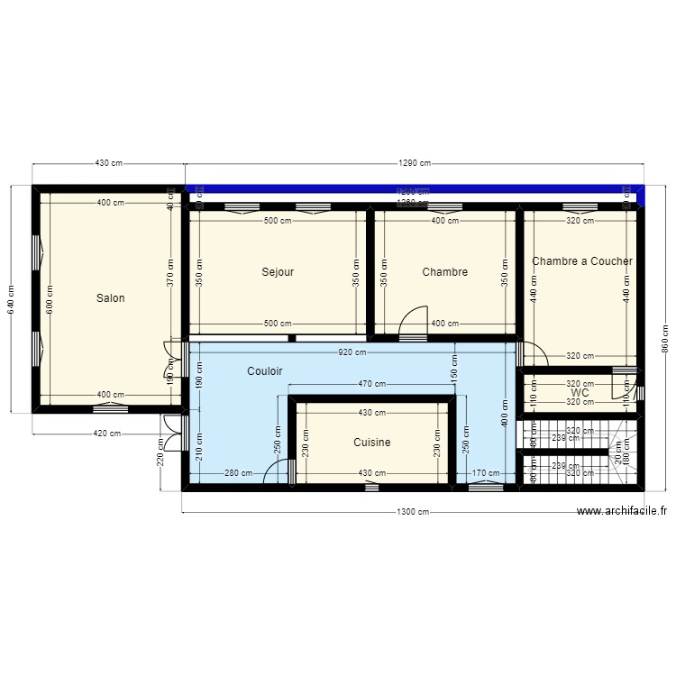 Plan de Terrain de Client 37 72 17 10. Plan de 9 pièces et 117 m2