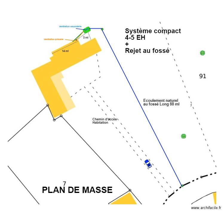 Yerle. Plan de 0 pièce et 0 m2