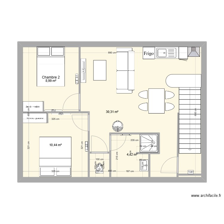 Etage 1. Plan de 0 pièce et 0 m2