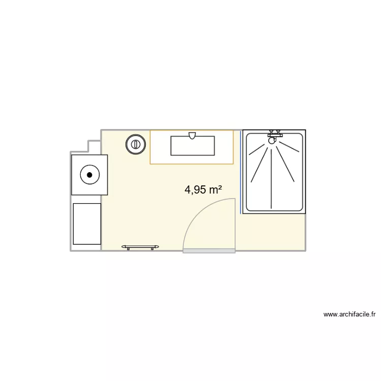 Projet Aiglon. Plan de 1 et 5 m² Projet Aiglon. Plan de 1 et 5 m²