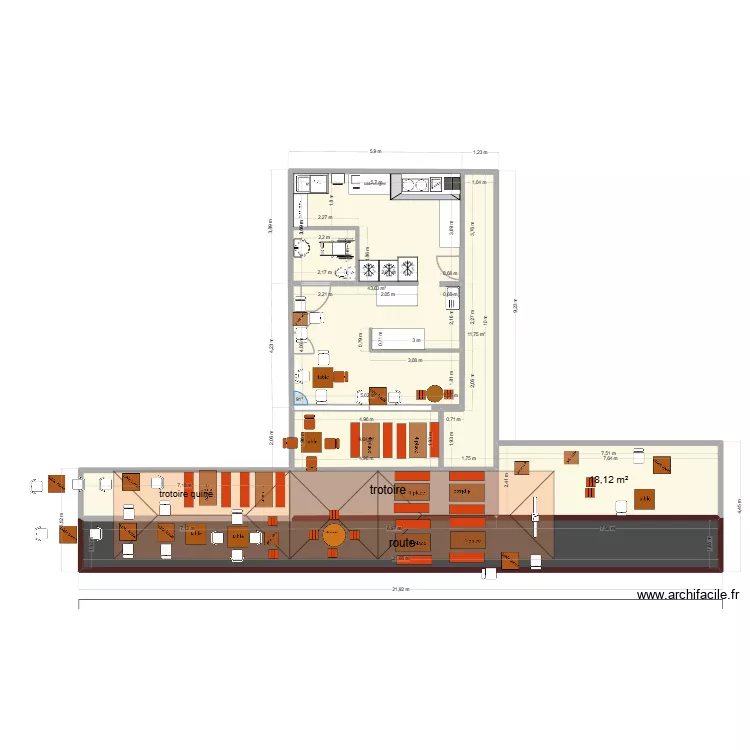 karaok&eacute; 07/02/2025. Plan de 7  et 140 m²