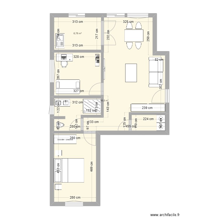 cathy. Plan de 0 pièce et 0 m2