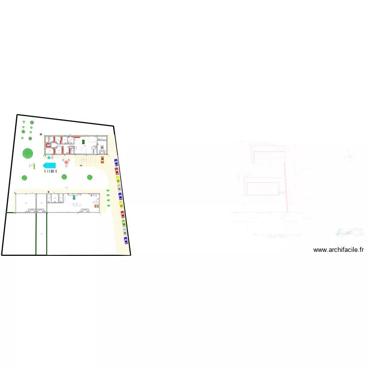 nouveau projet complets. Plan de 30 pièces et 5233 m²