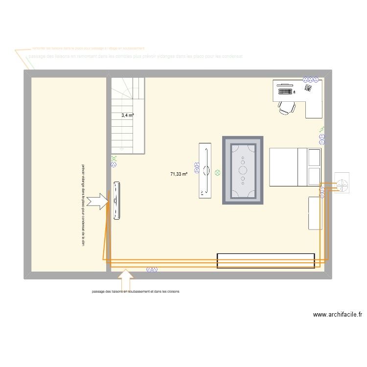 venon. Plan de 6 pièces et 151 m2