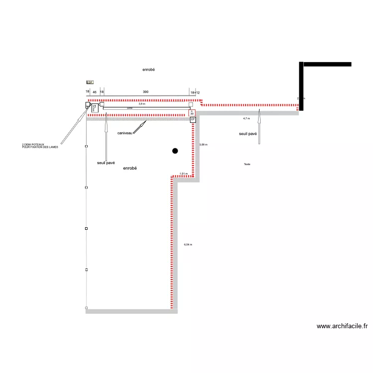 am&eacute;nagement. Plan de 