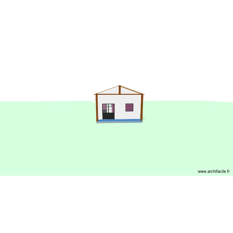 maison invit&eacute; 1. Plan de 0 pièce et 0 m2